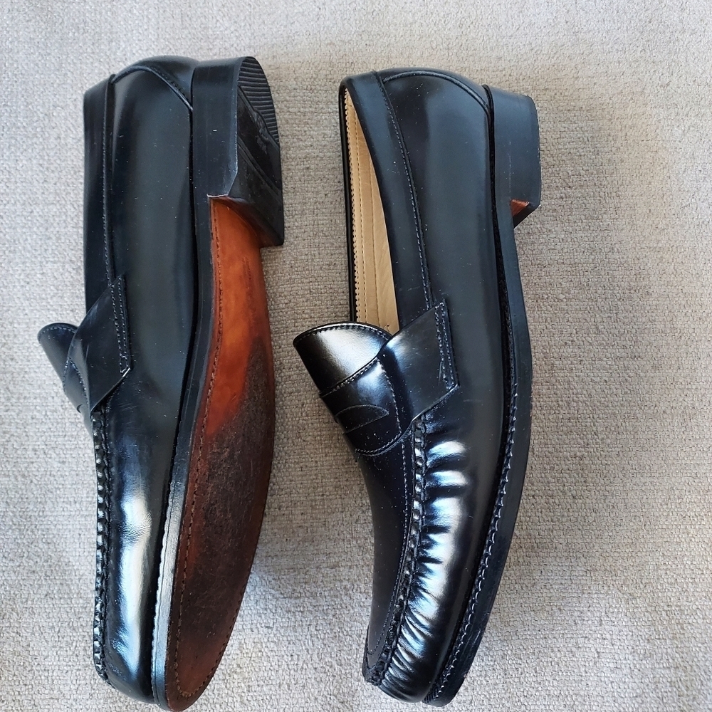 SAS Handsewn Mens Leather Loafers Slip-On Dress Shoes - Picture 2 of 10